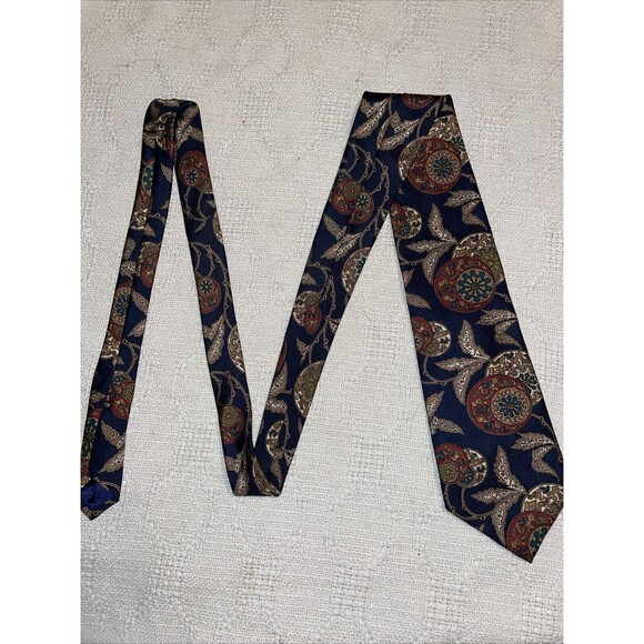 Liberty Of London Men’s Dress Tie Size 56” 3.75” Black Floral Business Formal - Picture 3 of 12